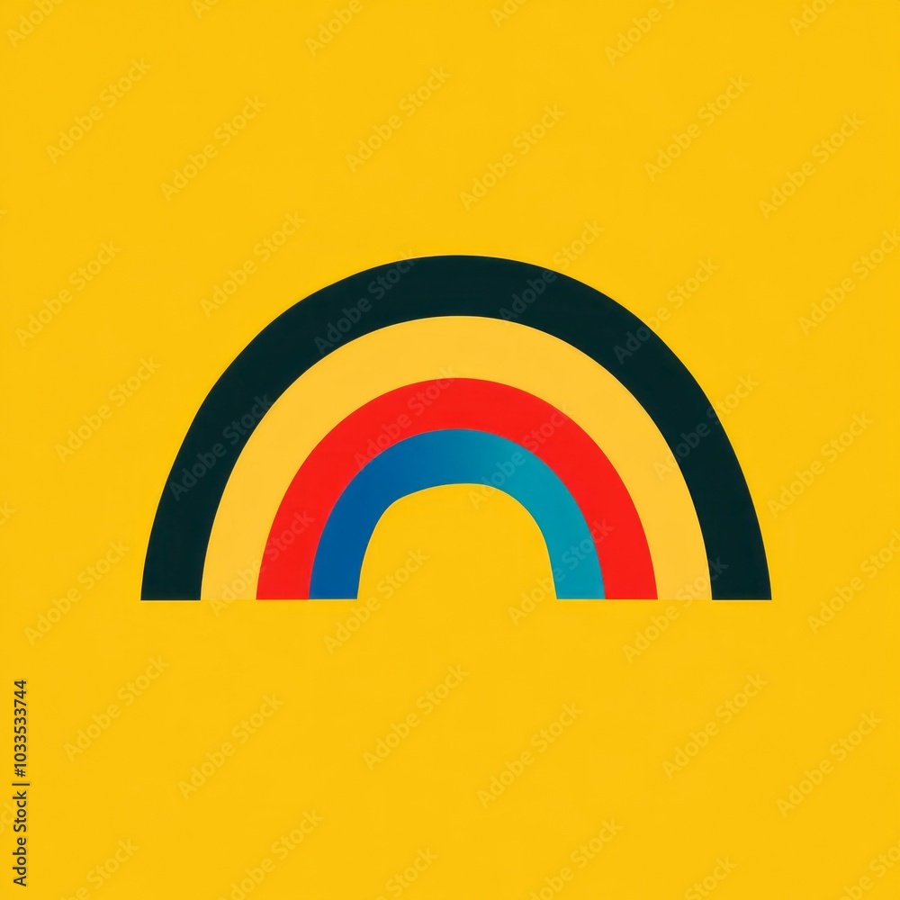 Colorful rainbow arc. Abstract rainbow arc illustration with a vibrant color scheme. Perfect for designs related to happiness, positivity, and diversity. Colorful rainbow arc. Abstract rainbow arc illustration with a vibrant color scheme. Perfect for designs related to happiness, positivity, and diversity.