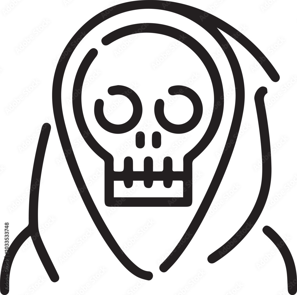 Skull icon symbol vector image illustration
Skull icon symbol vector image illustration