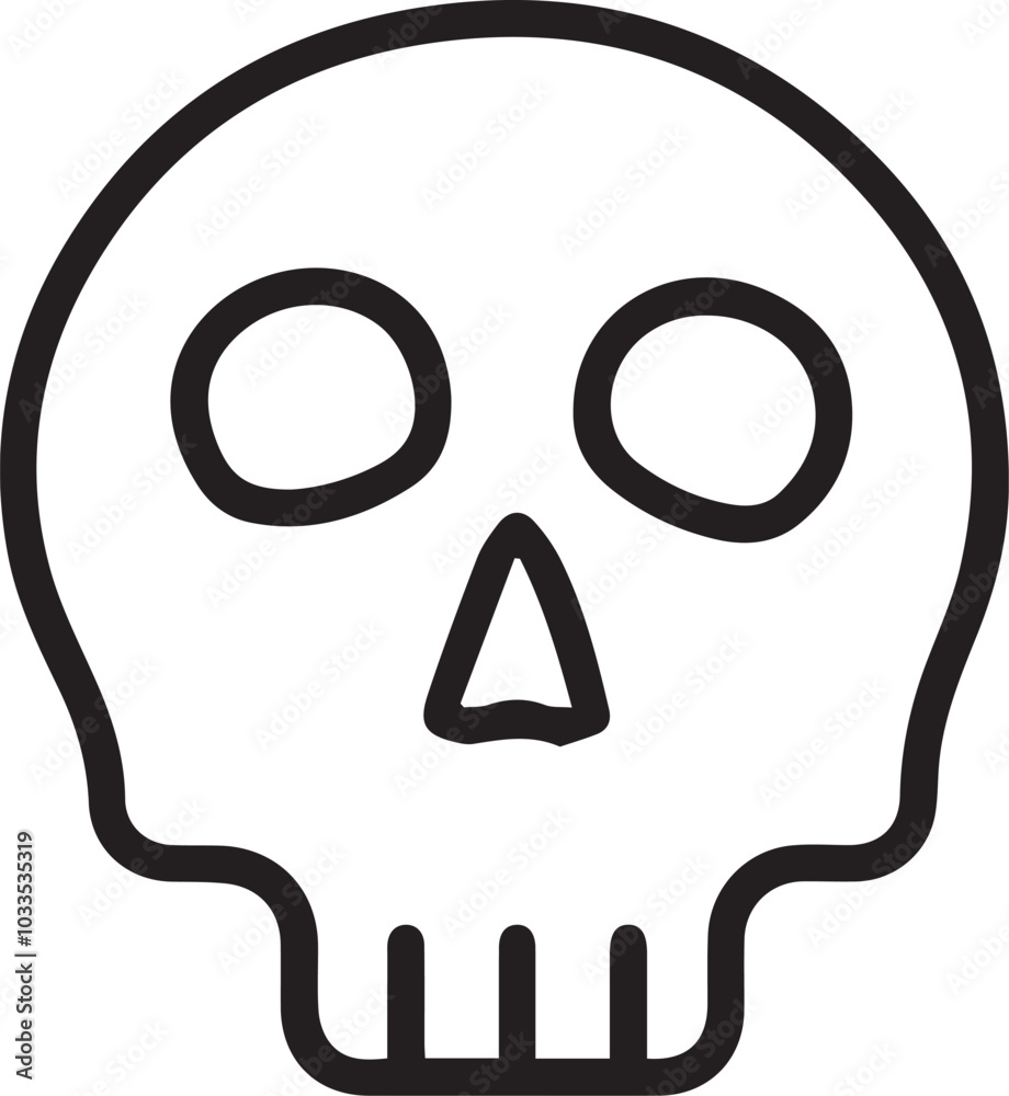 Skull icon symbol vector image illustration
Skull icon symbol vector image illustration