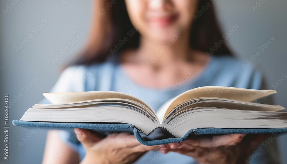 Person reading a book in a cozy environment, representing literacy, relaxation, and focus. Person reading a book in a cozy environment, representing literacy, relaxation, and focus.
