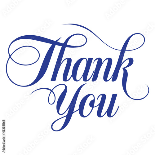 thank you text lettering word art typography modern luxury elegant vector sign symbol design 