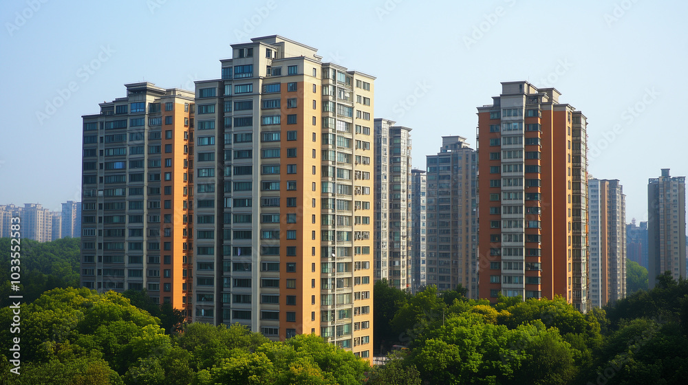 A Deflationary Housing Market in China, with Properties Sold at a Loss and Homeowners Facing Foreclosure, Reflecting Economic Strain and Financial Hardship A Deflationary Housing Market in China, with Properties Sold at a Loss and Homeowners Facing Foreclosure, Reflecting Economic Strain and Financial Hardship