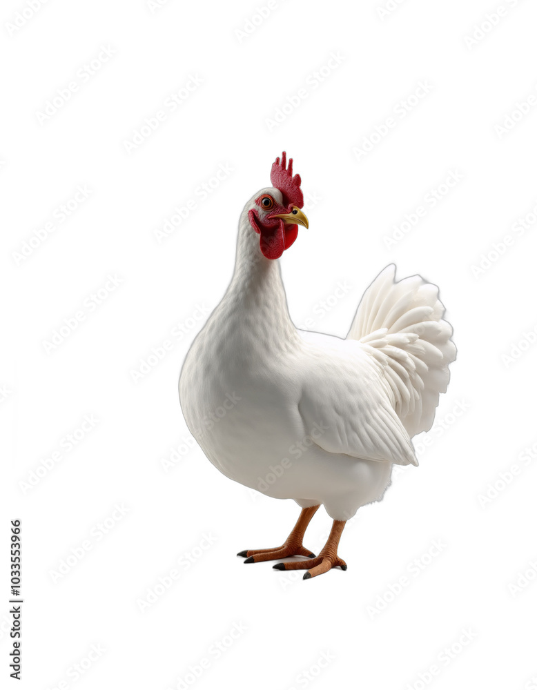 Fototapeta premium animal portrait on transparent background. Generative ai.