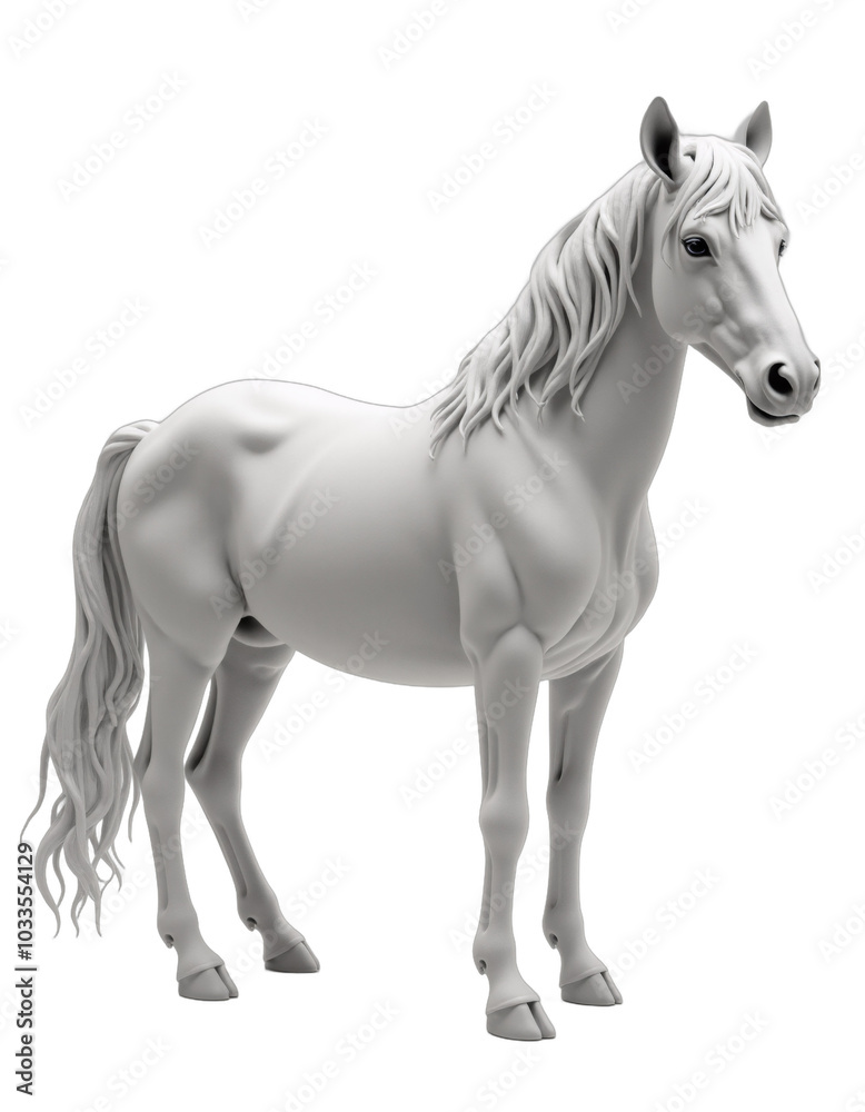 animal portrait on transparent background. Generative ai. animal portrait on transparent background. Generative ai.