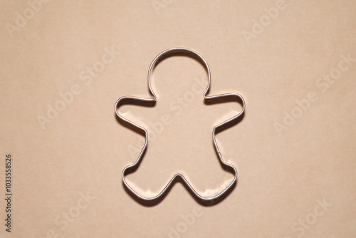 Foto gingerbread man cookie cutter