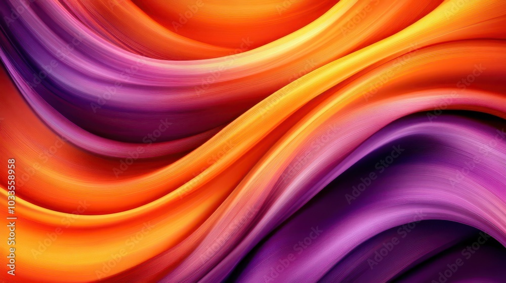 Abstract artwork with smooth blending of orange and purple colors in a textured style, ideal for fall projects Abstract artwork with smooth blending of orange and purple colors in a textured style, ideal for fall projects