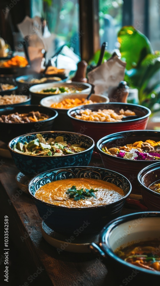 A Colorful Collection of Delicious Soups A Colorful Collection of Delicious Soups