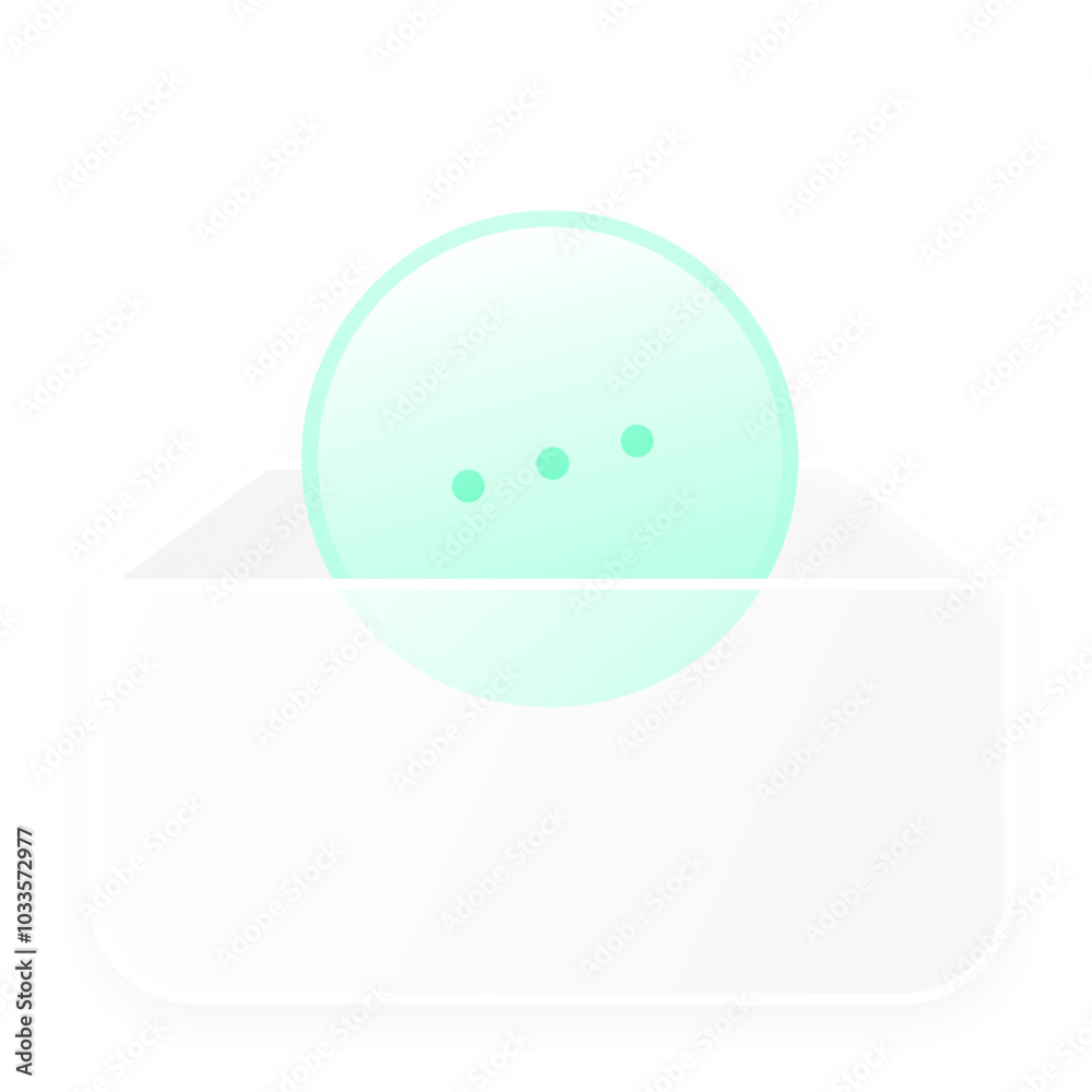 green function icon on white square button green function icon on white square button