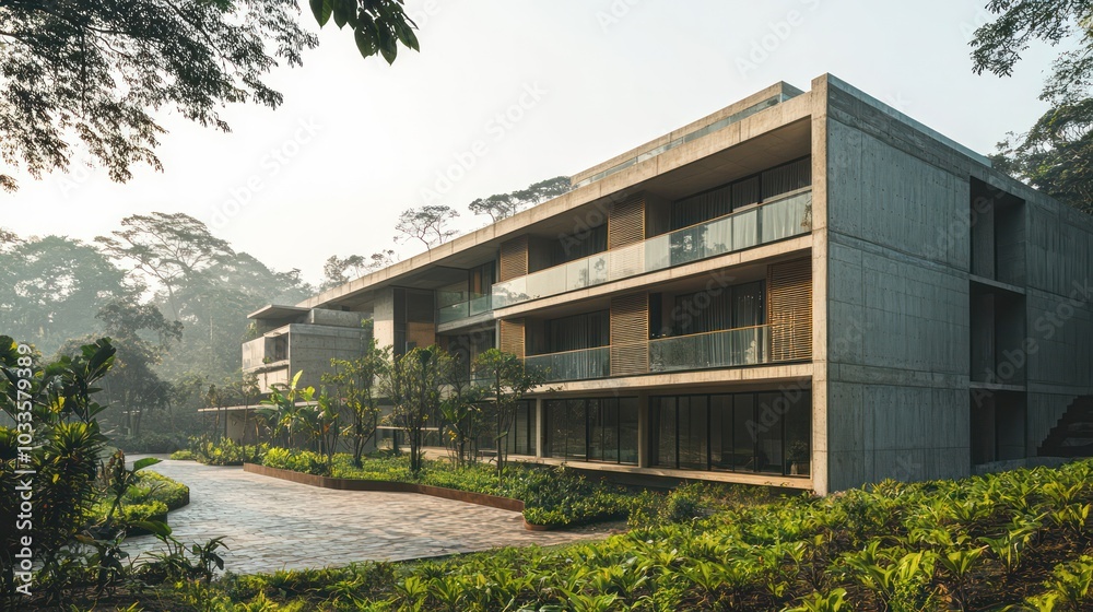 Architects experiment with Brutalist design principles to create smart, energy-efficient buildings Architects experiment with Brutalist design principles to create smart, energy-efficient buildings
