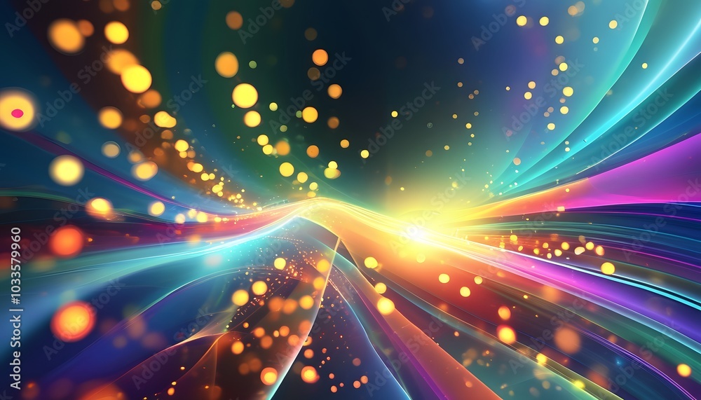 Obraz premium abstract background with lights