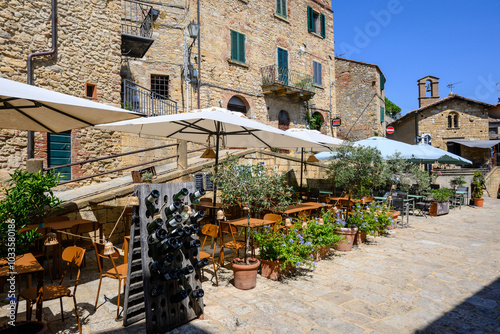 centro storico di Casale Marittimo, Toscana