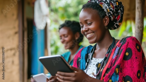 Digital health solutions in Uganda, Africa, empowering rural healthcare workers with tools to quickly and securely access patient information