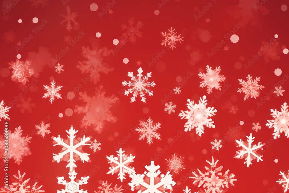 Snowflake backgrounds pattern red. Snowflake backgrounds pattern red.