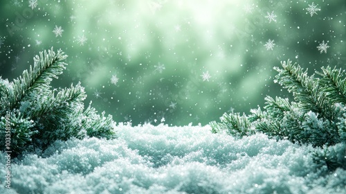 winter forest background