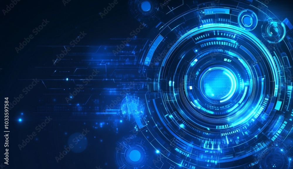 Design of futuristic abstract digital interface banners for use in presenting technology or innovation. Design of futuristic abstract digital interface banners for use in presenting technology or innovation.