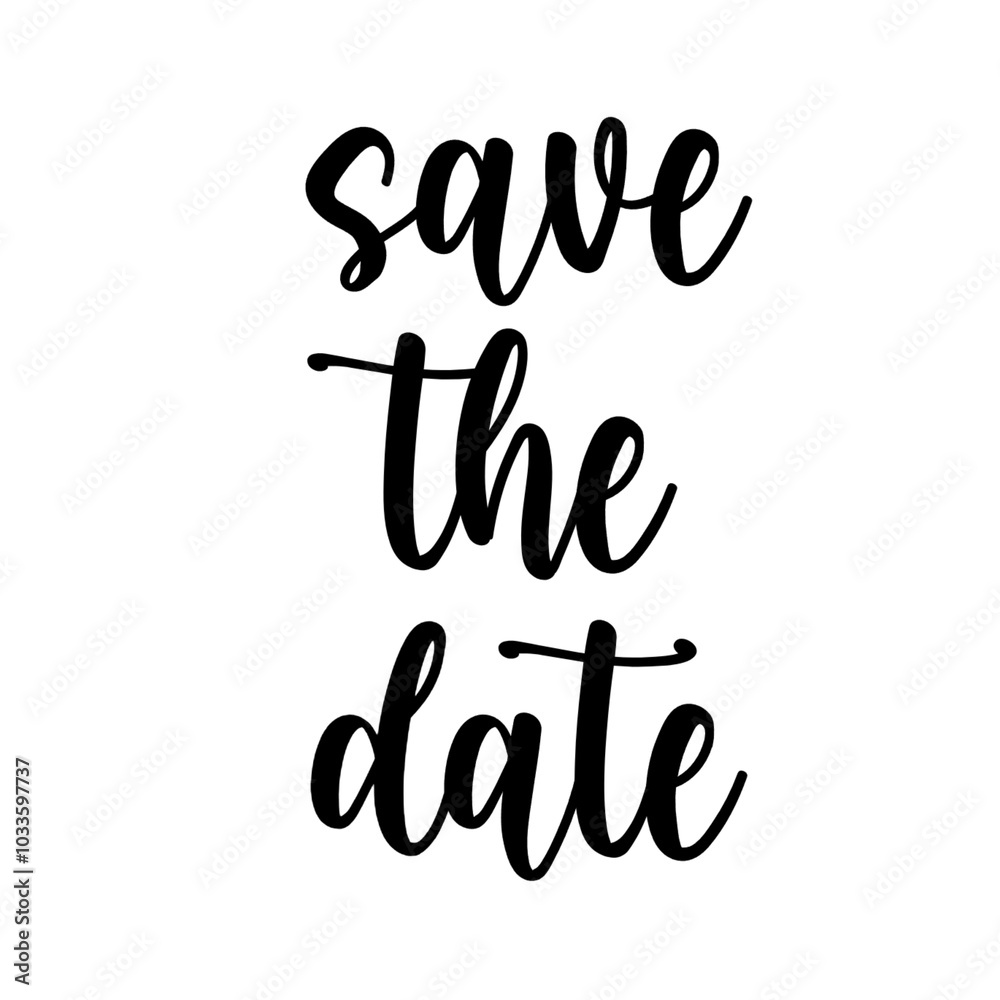 3d save the date text poster 3d save the date text poster