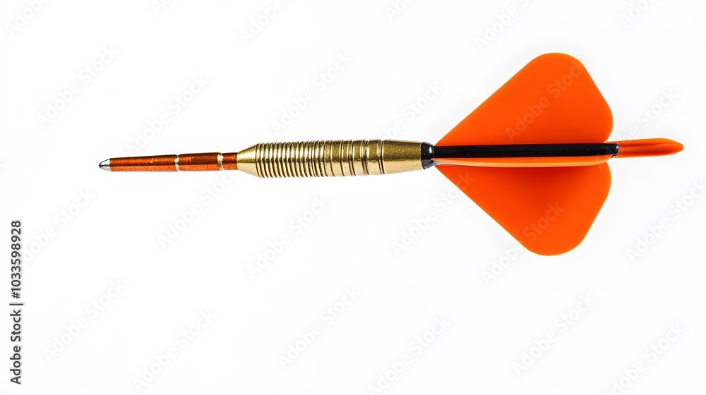 darts on white background with copy space. darts on white background with copy space.