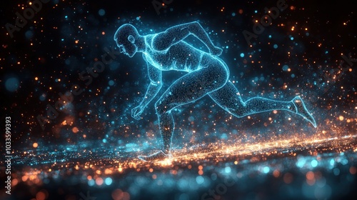 Digital Runner - A Glimpse into Speed and Power