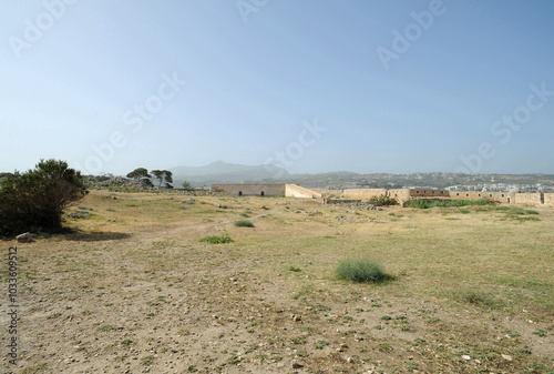 Le sud-ouest de la forteresse de Réthymnon en Crète