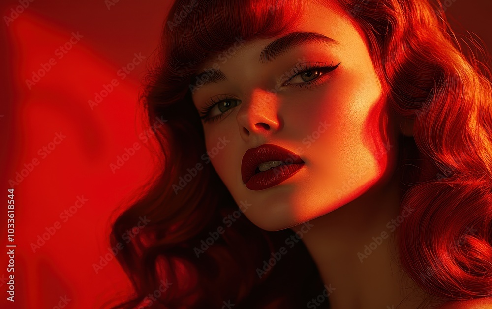 Redhead Beauty in Warm Light Redhead Beauty in Warm Light