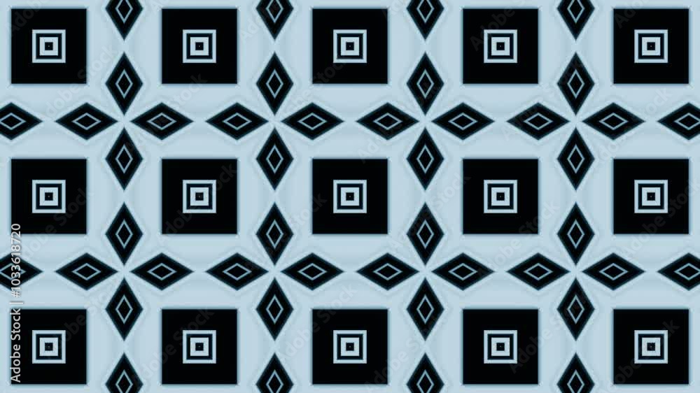Abstract pulsing pattern in a seamless loop. Abstract pulsing pattern in a seamless loop.