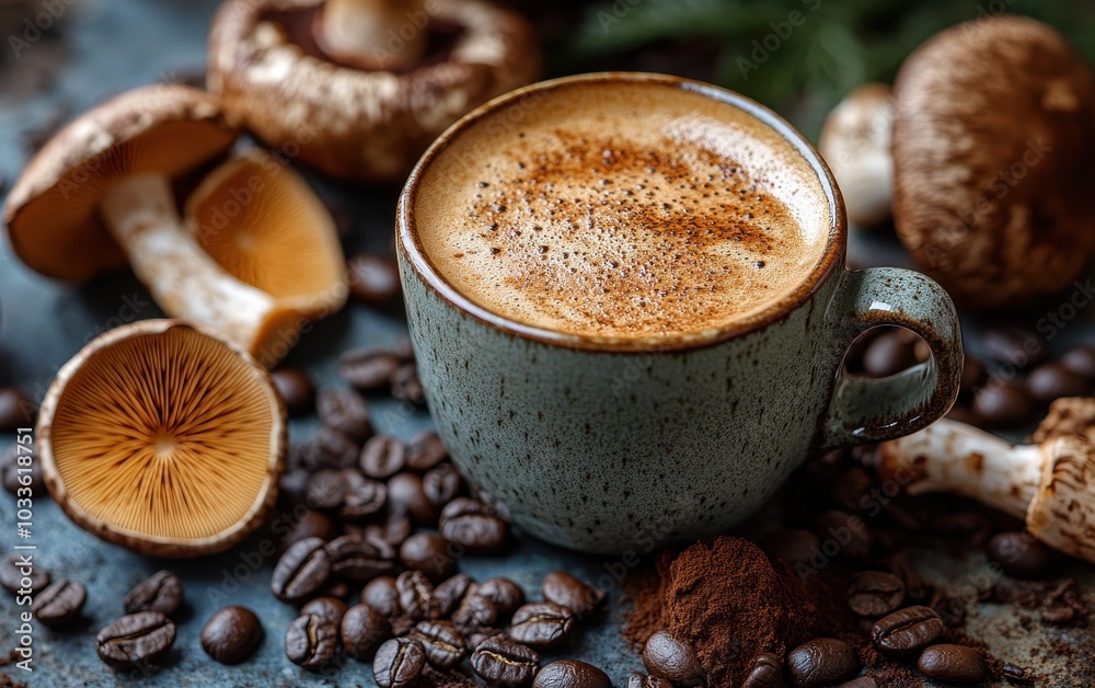 Coffee and Mushrooms Coffee and Mushrooms