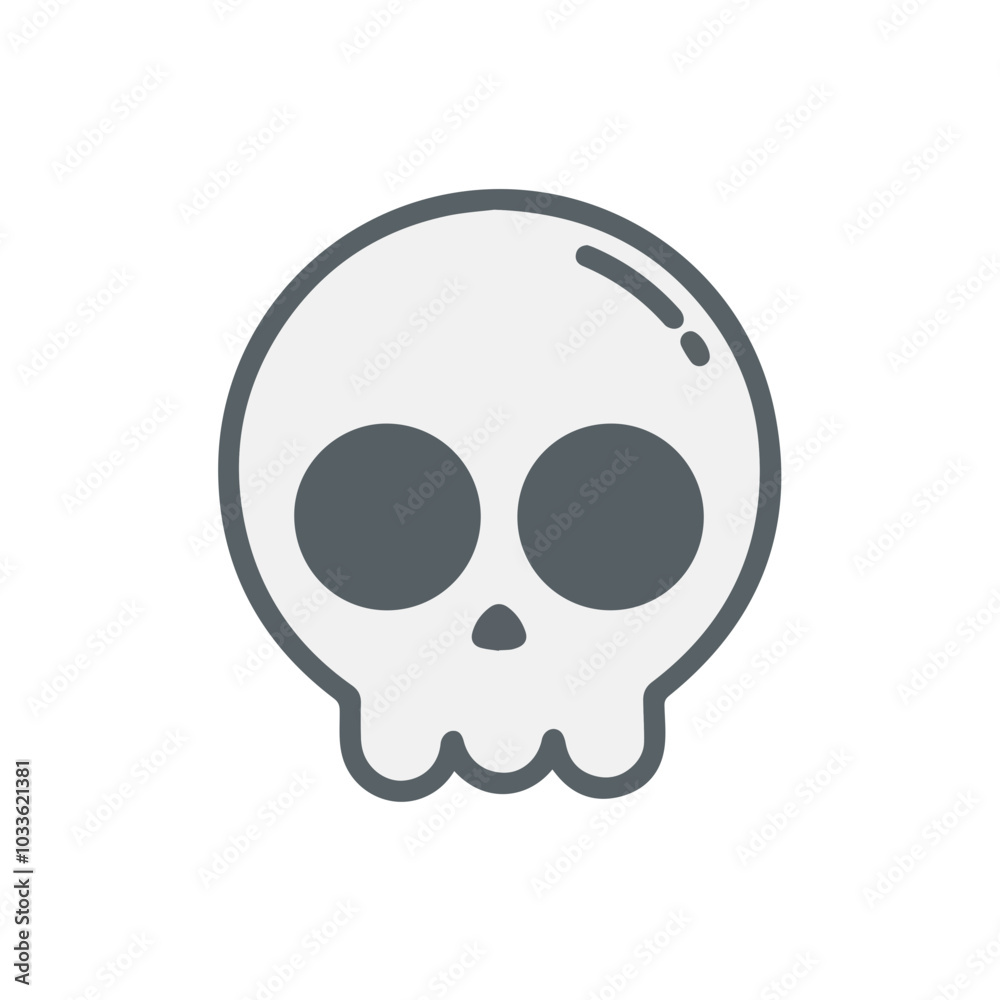 Skull icon symbol vector image illustration
Skull icon symbol vector image illustration