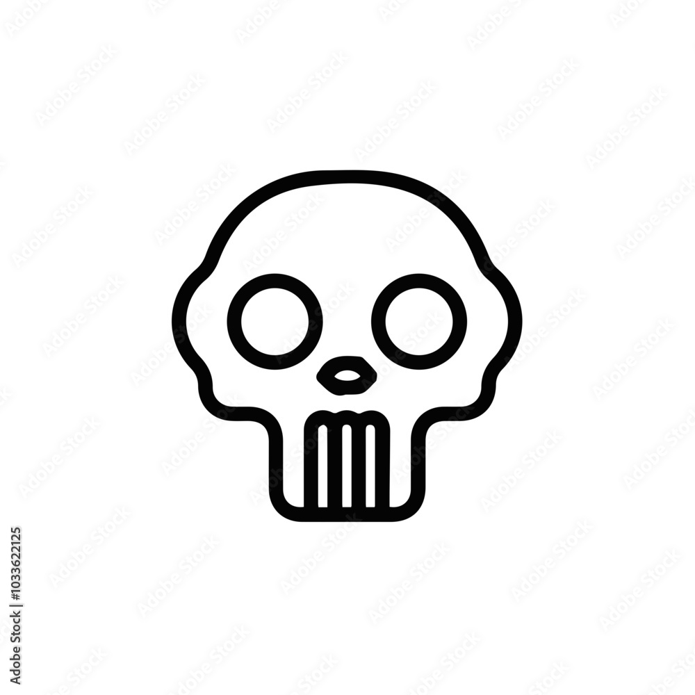 Skull icon symbol vector image illustration
Skull icon symbol vector image illustration