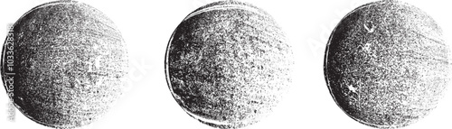 Vector rough edges stamp set .Grunge set of textured black labels . Pack of vector stickers. Grunge circle stamps, buttons, labels, tags for your design. Grunge textured black vector rubber stamps