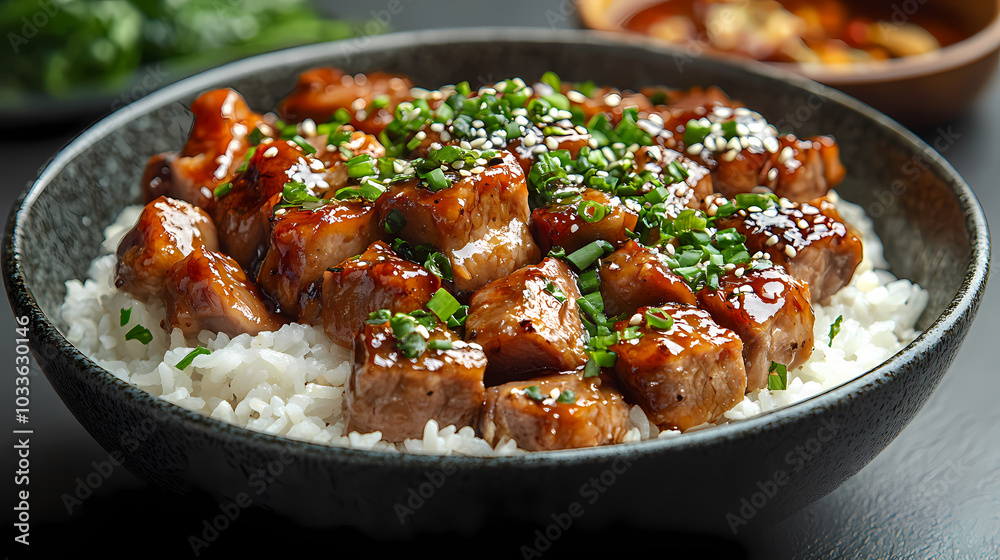 Pork leg rice,Steamed rice with braised pork leg, ready to eat Pork leg rice,Steamed rice with braised pork leg, ready to eat