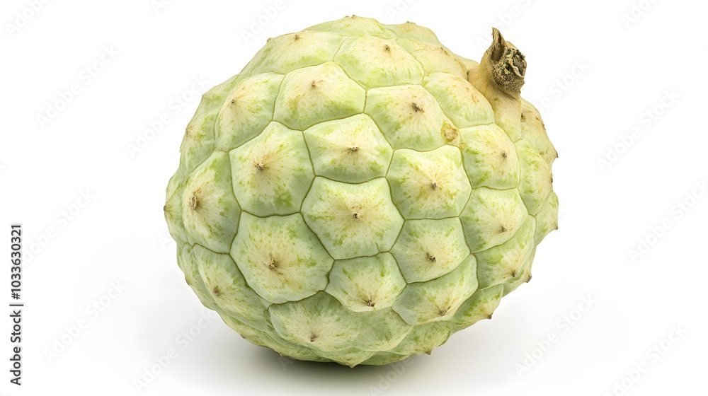 Obraz premium custard apple on white background. 