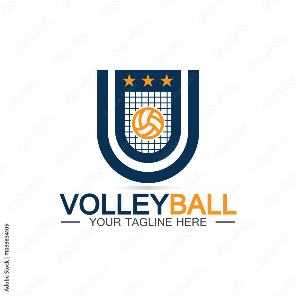 Volleyball logo icon design vector template, Modern design, isolated on white background, can use for Volleyball Championship Logo Volleyball logo icon design vector template, Modern design, isolated on white background, can use for Volleyball Championship Logo