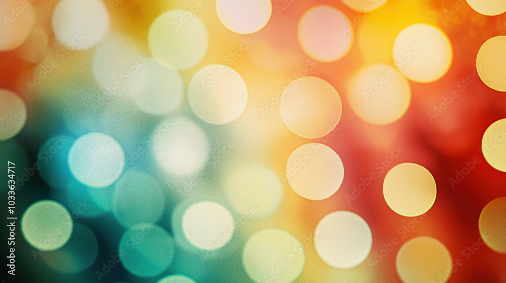 Obraz premium Vibrant Color Palette, Blurry, Dotted. Perfect As Background Or Event Banner.