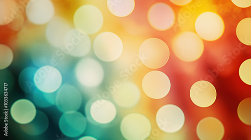 Vibrant Color Palette, Blurry, Dotted. Perfect As Background Or Event Banner.