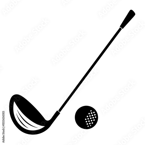 Golf Club Silhouette vector illustration