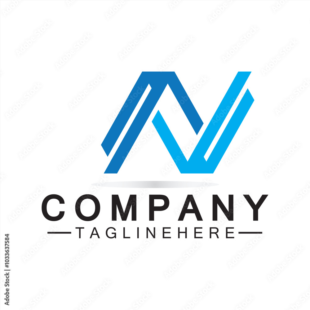 Letter N logo icon design template elements Letter N logo icon design template elements