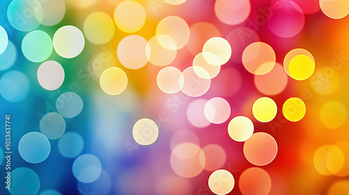 Vibrant Color Palette, Blurry, Dotted. Perfect As Background Or Event Banner.