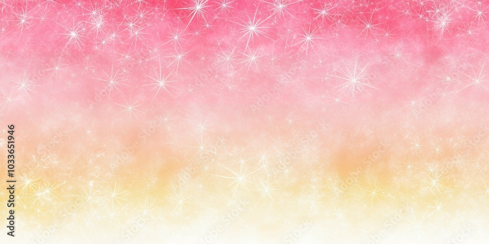 Pink and yellow gradient background with sparkles Pink and yellow gradient background with sparkles