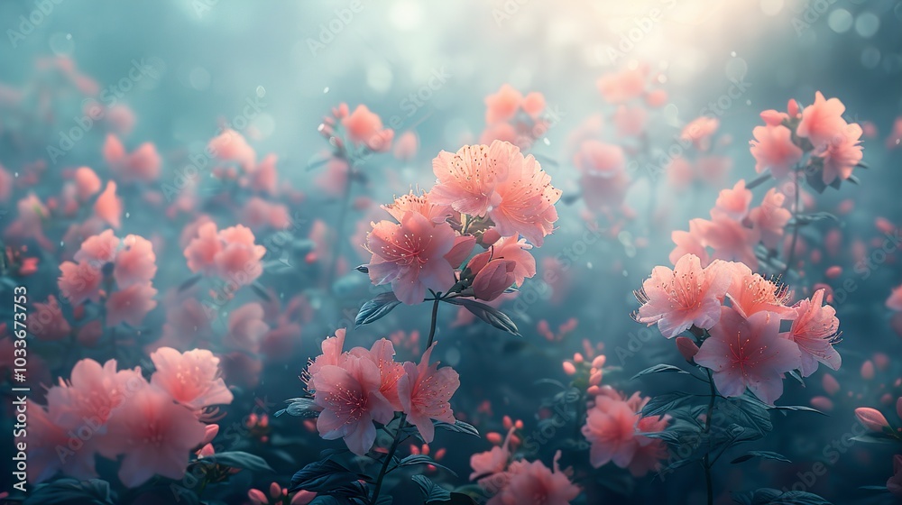 Pink Flowers in Soft Light - Floral Photography Pink Flowers in Soft Light - Floral Photography