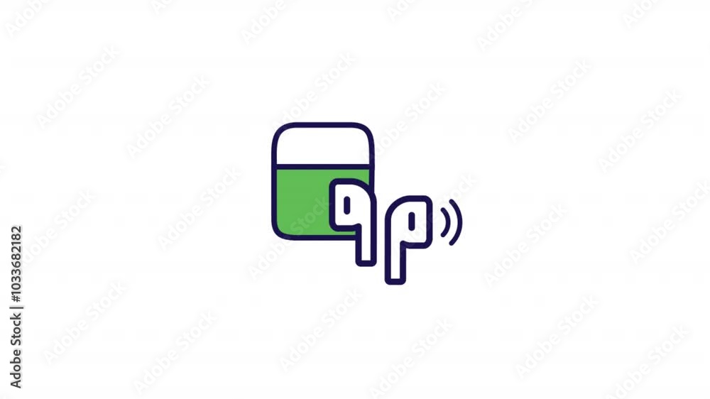 Earbuds Icon & Symbol Earbuds Icon & Symbol