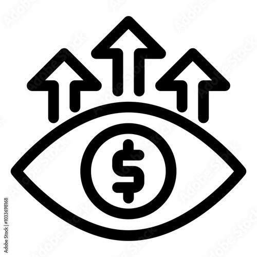 Money vision icon