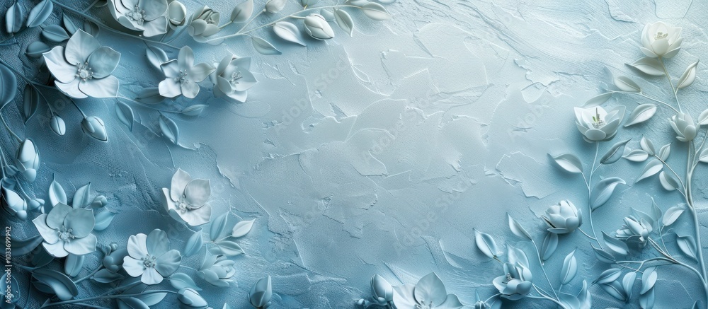 Dreamy floral backdrop with delicate blue and gray petals creating a soft elegant and calming atmosphere This natural organic and textured image can be used for premium designs wallpapers Dreamy floral backdrop with delicate blue and gray petals creating a soft elegant and calming atmosphere This natural organic and textured image can be used for premium designs wallpapers