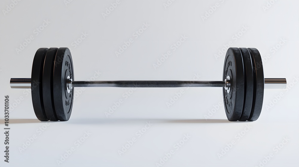 barbell isolated on white background. barbell isolated on white background.