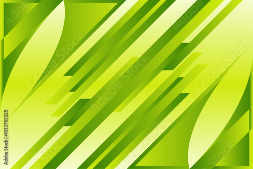 Abstract landscape green natural background design.