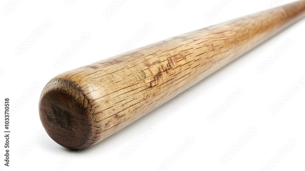 Baseball bat on white. Baseball bat on white.