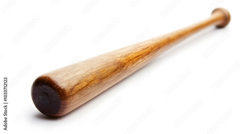 Baseball bat on white. Baseball bat on white.