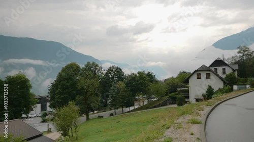 Bovec Slovenia misty mountain village