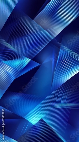 Blue abstract background. Geometric lines pattern. Modern shiny blue gradient lines. Futuristic technology graphic design. Suit for business, cover, header, wallpaper, corporate, website