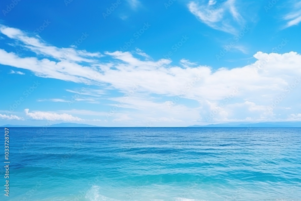 Fototapeta premium Ocean sky backgrounds outdoors.