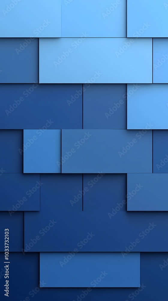 Blue background with 3D blocks in shades of blue, creating an abstract and modern design for digital or technology-themed designs Blue background with 3D blocks in shades of blue, creating an abstract and modern design for digital or technology-themed designs